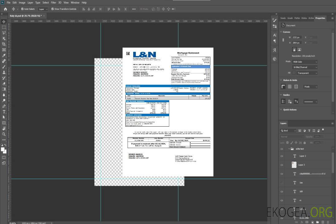USA Kentucky L&N Federal Credit Union relevé hypothécaire scr template USA Kentucky L&N Federal Credit Union relevé hypothécaire scr template